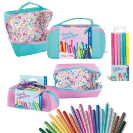 TRATTO PEN POCHET 12 PZ. CANDY COLLECTION 05708_ROSA