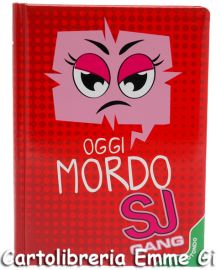 DIARIO SEVEN FACCE SJ GIRL AGENDA Imbottito (cm.15x21) 10 MESI 22654 ROSSO