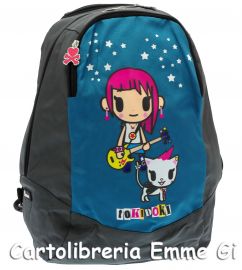 ZAINO TOKIDOKI REVERSIBILE 89380 GRIGIO SC.